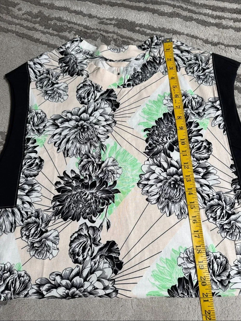 NWOT Free People Oversized Floral Tank